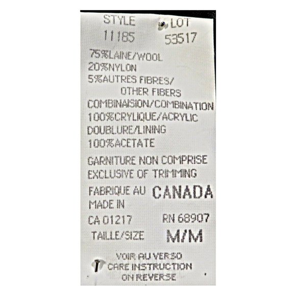 Le Chateau Wool Coat in Size Medium - Picture 6 of 7